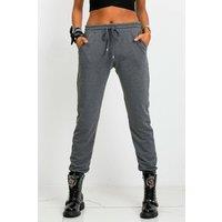 Love Lace Women's Fashion Narrow Leg Sweatpants for Everyday Wear in Grey | Size: Small
