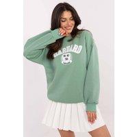 Love Lace Women's Cotton Polyester Insulated Casual Sweatshirt Style 206614 in Green
