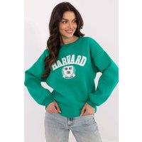 Love Lace Women's Insulated Cotton Polyester Casual Sweatshirt in Green