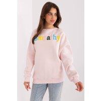 Love Lace Women's Cotton Polyester Pullover Sweatshirt Graphic in Pink