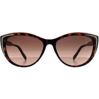 Guess Women's Cat Eye Dark Havana Brown Gradient GO00006