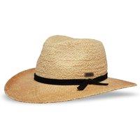 Sunday Afternoons Men's 'Tulum' Lightweight Breathable UPF 50+ Raffia Fedora in Beige | Size: Medium