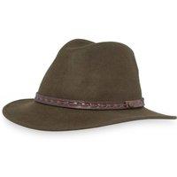 Sunday Afternoons Men's 'Rambler' Packable Water-repellent Wool Felt Hat in Olive | Size: Medium