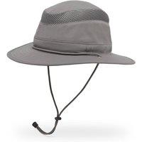 Sunday Afternoons Men's 'Charter Escape' UPF 50+ Pack-Flat Travel Fedora in Grey | Size: Large