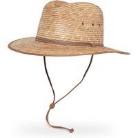 Sunday Afternoons Men's 'Islander' Straw Adjustable UPF 50+ Fedora in Light Tan | Size: Medium