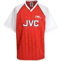 Arsenal FC Men's Mens Retro 1988 Home Football Shirt in Red | Size: 2XL