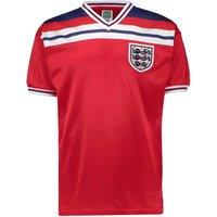 England Men's Mens Score Draw 1982 Away Shirt in Red | Size: Medium