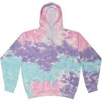Colortone Men's Rainbow Tie Dye Pullover Hoodie | Size: 2XL