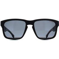 Hugo Boss Men's Square Matte Black Grey Grey Polarized Oleophobic BOSS 1497/S