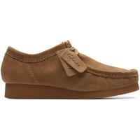 Clarks Originals Men's Wallabee EVO Suede Lace-Up Shoe Dark Sand in Tan | Size: 10