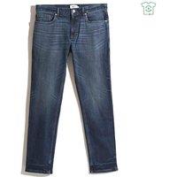 Farah Men's Elm Slim Fit Denim Jeans in Worn Rinse in Blue | Size: 34R