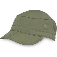 Sunday Afternoons Men's 'Sun Tripper' UPF 50+ Foldable Cap with Sunglass Lock in Dark Olive | Size: Medium