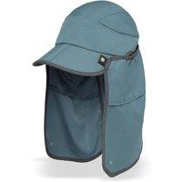 Sunday Afternoons Men's 'Sun Guide' UPF 50+ Cap with Removable Neck Cape in Duck Egg Blue | Size: S/M