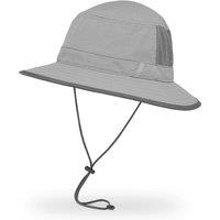 Sunday Afternoons Men's 'Brushline' Lightweight UPF 50+ Bucket Hat in Grey | Size: S/M