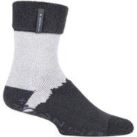 SOCKSHOP Heat Holders Men's 1 Pair Lounge Lite Socks in Charcoal | Size: 6-11