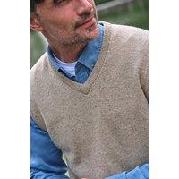 WoolOvers Men's 100% Wool Slipover in Camel | Size: 2XL