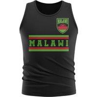 Malawi Men's Mens Core Football Country Sleeveless Tee in Black | Size: 2XL