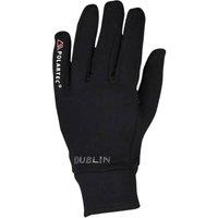 Dublin Men's Fleece Polartech Riding Gloves in Black | Size: 7
