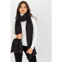 Love Lace Women's Warm Knitted Scarf Long Shawl Style for Everyday Styling Comfort in Grey