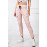 Love Lace Women's High Waist Cotton Sweatpants Slim Track Pants in Pink | Size: XL