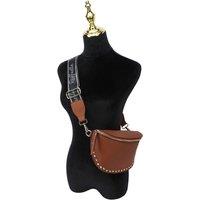Raffaella Women's Sling Style Cross Body Bag in Tan