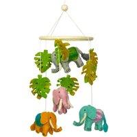 KDMD Handmade Felt Mobile - Elephant Decor for Kids Room