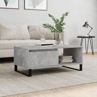 Berkfield Home Coffee Table Concrete Grey 90x50x36.5 cm Engineered Wood