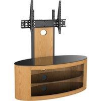 AVF Buckingham 1m Oval TV Stand, for TVs 32-65 in Natural