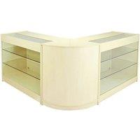 Monstershop Horizon Maple Shop Counter & Retail Display Set in Beige