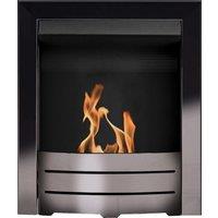 Adam Fires & Fireplaces Colorado Bio Ethanol Fire in Black Nickel