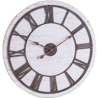 Hill Interiors Rustic Wall Clock in Light Brown
