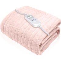 Dreamcatcher XL Electric Throw Heated Double Over Blanket Fleece - Pink