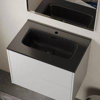 Banyetti Athena Ceramic 600mm Basin Sink - Matt Black