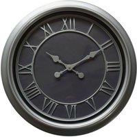 Hill Interiors Bloomsbury Wall Clock in Silver