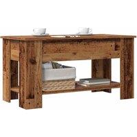 Berkfield Home Coffee Table Old Wood 101x49x52 cm Engineered Wood in Brown | Size: 101 x 49 x 52 cm