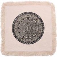 KDMD Traditional Mandala Cushion 60x60cm - Elegant & Durable in Cream | Size: 60x60 cm