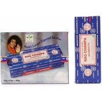 KDMD Satya Nagchampa Incense 250g - Uplifting & Purifying Fragrance in Blue