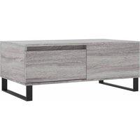 Berkfield Home Coffee Table Grey Sonoma 90x50x36.5 cm Engineered Wood