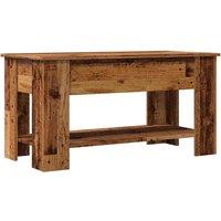Berkfield Home Coffee Table Old Wood 101x49x52 cm Engineered Wood in Brown | Size: 101 x 49 x 52 cm
