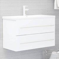 Berkfield Home Sink Cabinet White 80x38.5x48 cm Engineered Wood
