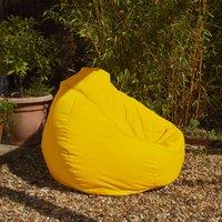 rucomfy Beanbags rucomfy Indoor Or Outdoor Adults Water Resistant - Beanbag Chair in Yellow | Size: Large