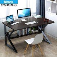 Nordara Gaming Desk Computer Table Workstation Laptop PC Home Office in Black | Size: 0.6m2