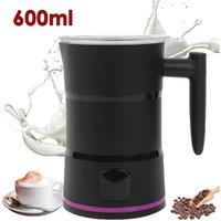 Nordara Electric Milk Frother Foamer 4 in 1 Hot Cold for Coffee Latte 600ML in Black