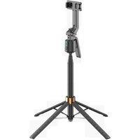 Nordara 71" Selfie Stick Tripod 360 AI Face Tracking with 2 LED Fill Lights in Black | Size: iPhone 16 Pro Max