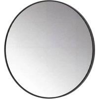 Yezi Wall Mirror Round Mirror Tempered Glass HD Explosion-proof Bathroom in Black