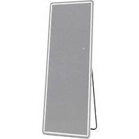 Yezi Full Length Mirror 3 Color LED Touch Dressing Mirror 165x60cm Dimmable in White | Size: 165x60 cm