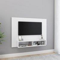 Berkfield Home Wall TV Cabinet White 120x23.5x90 cm Engineered Wood