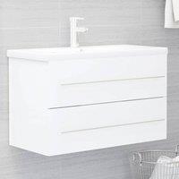 Berkfield Home Sink Cabinet White 80x38.5x48 cm Engineered Wood