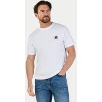Raging Bull Men's Crest T-Shirt in White | Size: Large