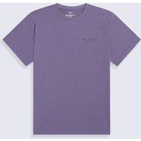 Animal Men's 'Chase' Breathable Short Sleeve Cotton Relaxed Fit T-Shirt in Dark Mauve | Size: 2XL